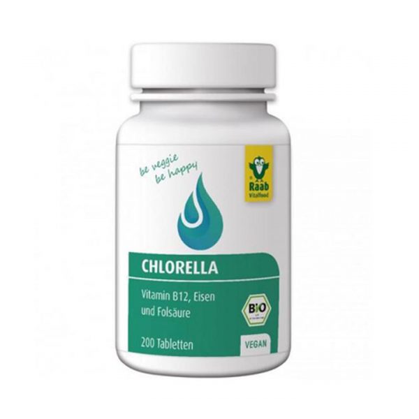 Viên tảo chlorella hữu cơ Raab