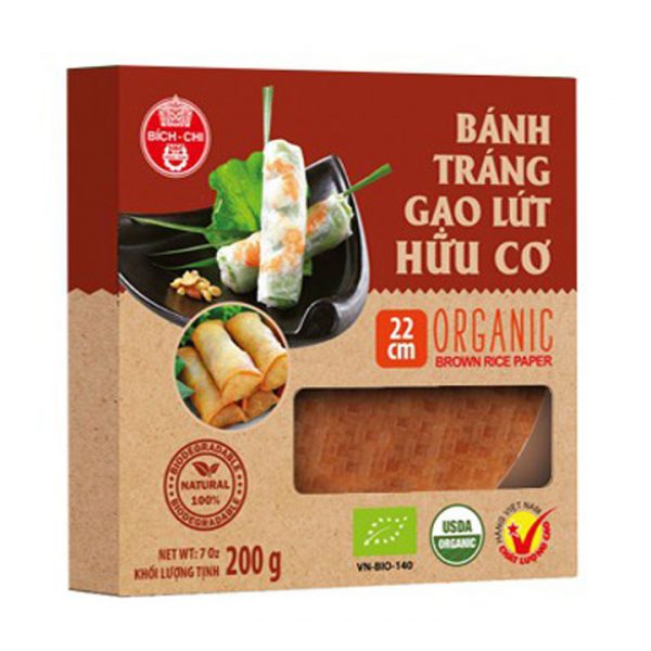 Bánh tráng gạo lứt hữu cơ Bích Chi