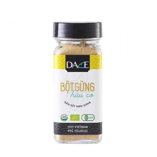 Bột gừng hữu cơ Dace 45g chính hãng - Omamart.vn