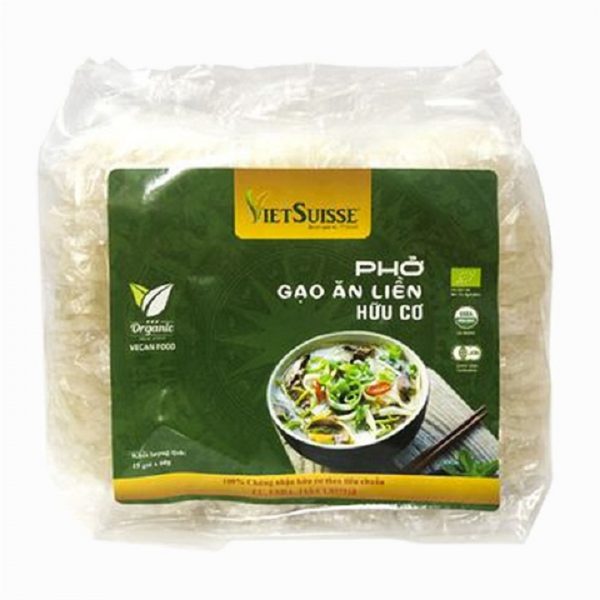 Phở gạo trắng ăn liền hữu cơ Vietsuisse