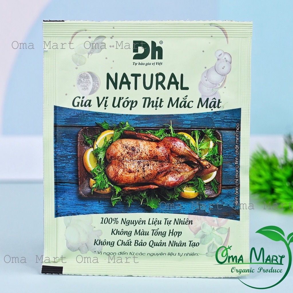 Gia vị ướp thịt mắc mật nguyên chất Dh foods 10g